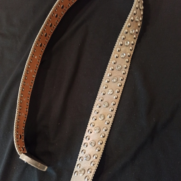 Nacona Western Cowgirl  Rhinestone bling belt women's Size 32 - Picture 8 of 16